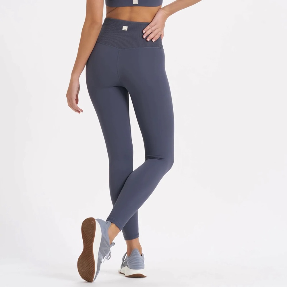 Vuori Rib Studio Legging Azure Blue Small S